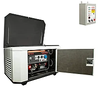 Генератор A-iPower A7000EAX в супертихом зимнем кожухе 1400SS RAL 7035 + блок автозапуска A-iPower 230 В, 50 А