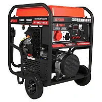 Бензиновый генератор A-iPower A11000TEAX в супертихом зимнем кожухе 1700SS RAL 7035 + блок автозапуска A-iPower 230В/400В 100А 8 ПИН