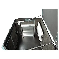 Бензиновый генератор FUBAG BS 7500 A ES в тихом зимнем кожухе 1200 RAL 8019